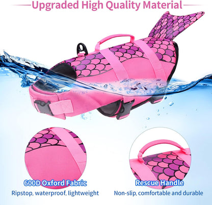 Dog life jacket pet swiming wear