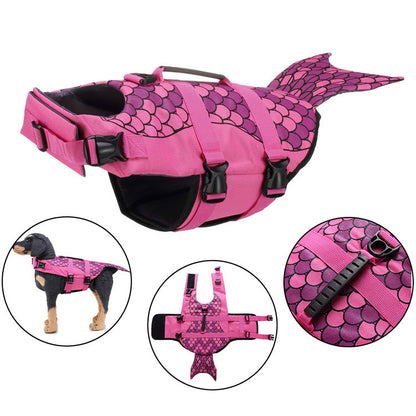 Dog life jacket pet swiming wear