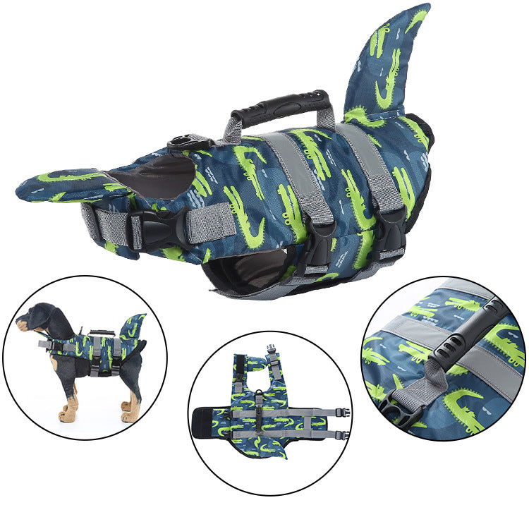 Dog life jacket pet swiming wear
