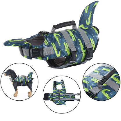 Dog life jacket pet swiming wear